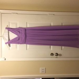 Long purple dress